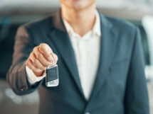 Giving car keys
